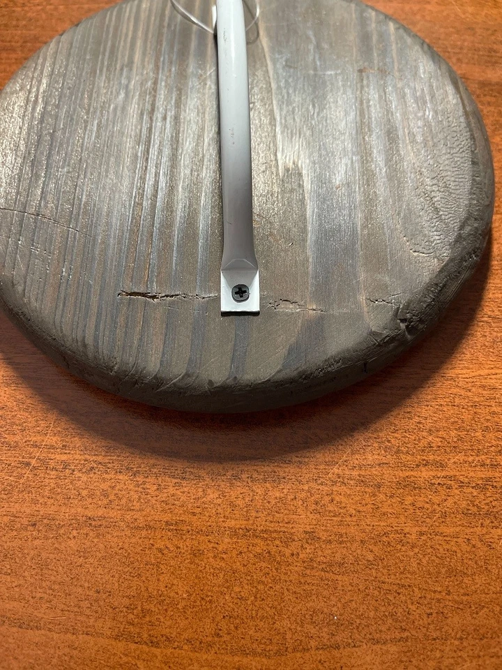 Scratch & Dent Set of 3 Wooden Top Botanical Design Metal Kitchen Canisters - Image 3 of 4