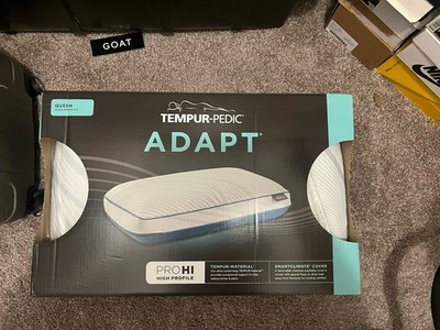 Tempur-Pedic Adapt Queen Pro Hi Pillow Adjustable w/ SmartClimate Cooling Cover