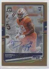 2020 Panini Donruss Optic Rookies Bronze Prizm Darrell Taylor #136 Auto 0vf5