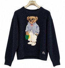 Rare Polo Ralph Lauren Polo Bear Sweater Women s Large Cool Bear