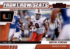 2021 Panini Contenders Draft Picks Front Row Seats Red #37 Brevin Jordan - FB