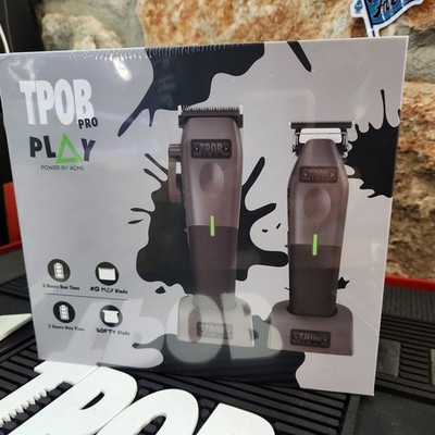 TPOB Play Clipper and Trimmer Bundle GUNMETAL GRAY Brand NEW FACTORY SEALED