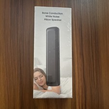 Under Pillow Speaker Bluetooth Bone Conduction Sleep Aid White Noise Timer Black