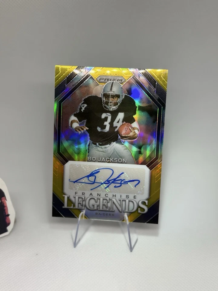 Panini Prizm Bo Jackson Auto 02/10 Gold Prizm 2022 Foto 2 de 4