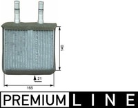 Mahle WäRmetauscher, Innenraumheizung AH 171 000P FüR Hyundai