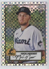 2021 Topps Chrome Platinum Anniversary X-Fractor Nick Neidert #53 2k3