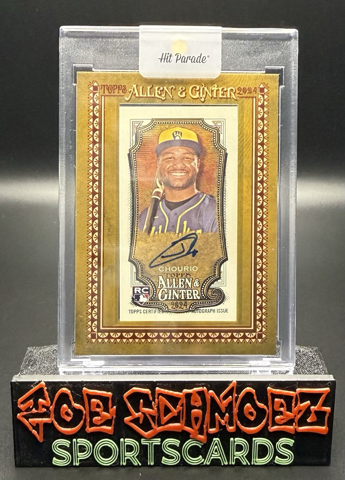 2024 Topps Allen & Ginter Jackson Chourio Rookie Framed Mini Auto #MA-JCHO