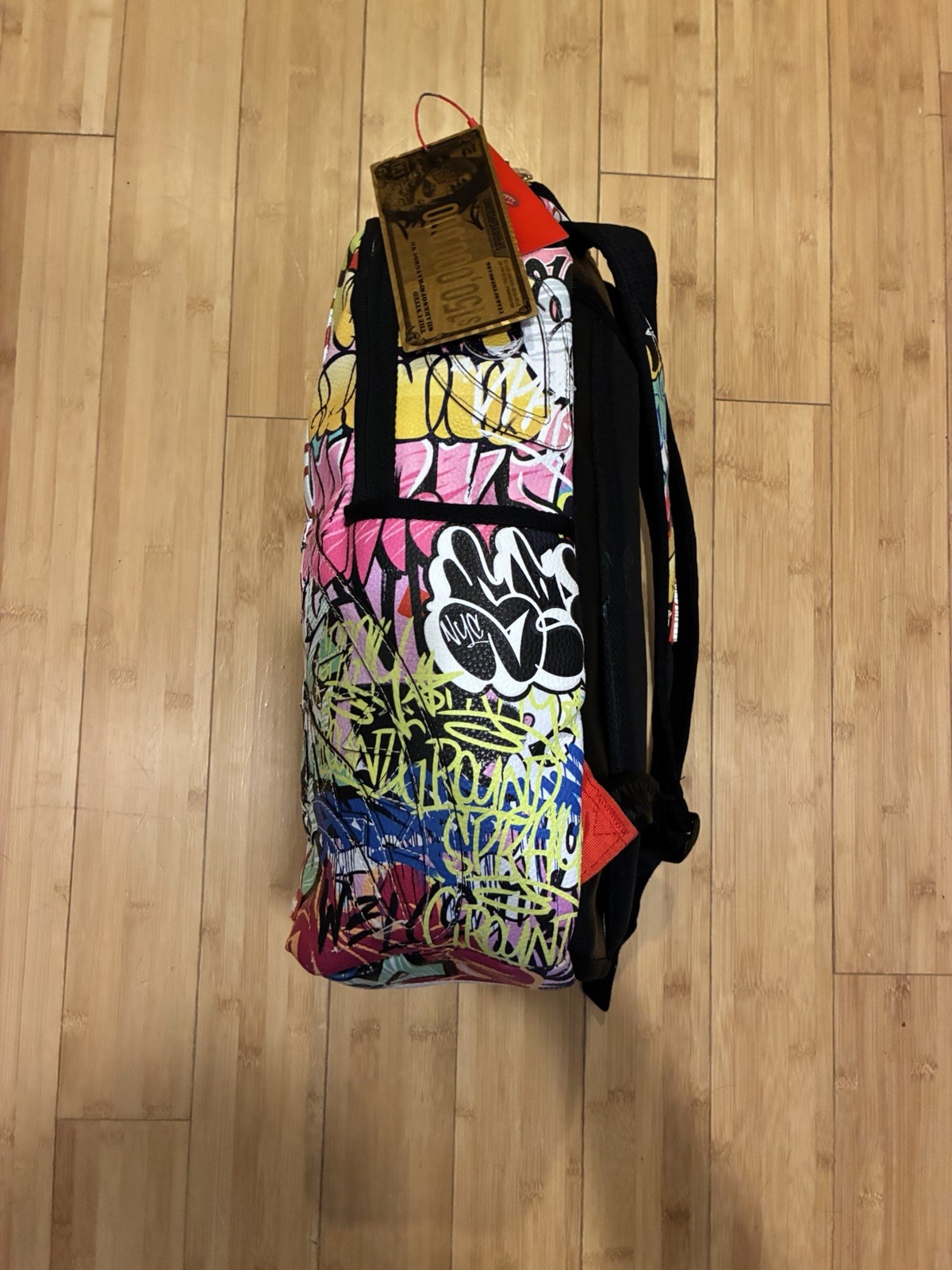 SprayGround Tri Split Graffiti Backpack LIMITED W… - image 2