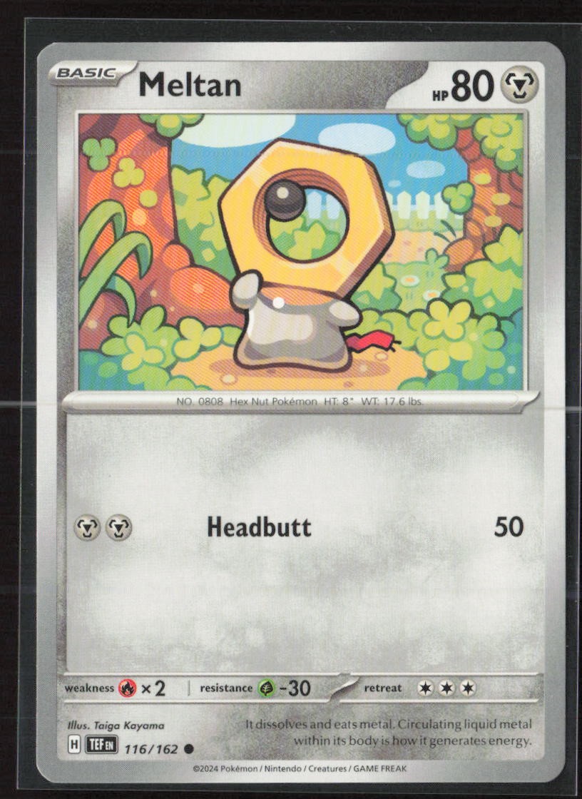 Meltan #116/162 Common SV05: Temporal Forces Pokemon