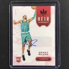 2020-21 Court Kings Grant Riller Heir Apparent Rookie Auto Ruby 64/75