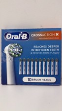 Oral-B CrossAction X Replacement Brush Heads 10 Count Open Box