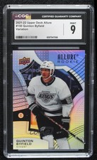 2021 Upper Deck Allure Rookies Photo Variation Quinton Byfield CGC 9 Mint 13vp