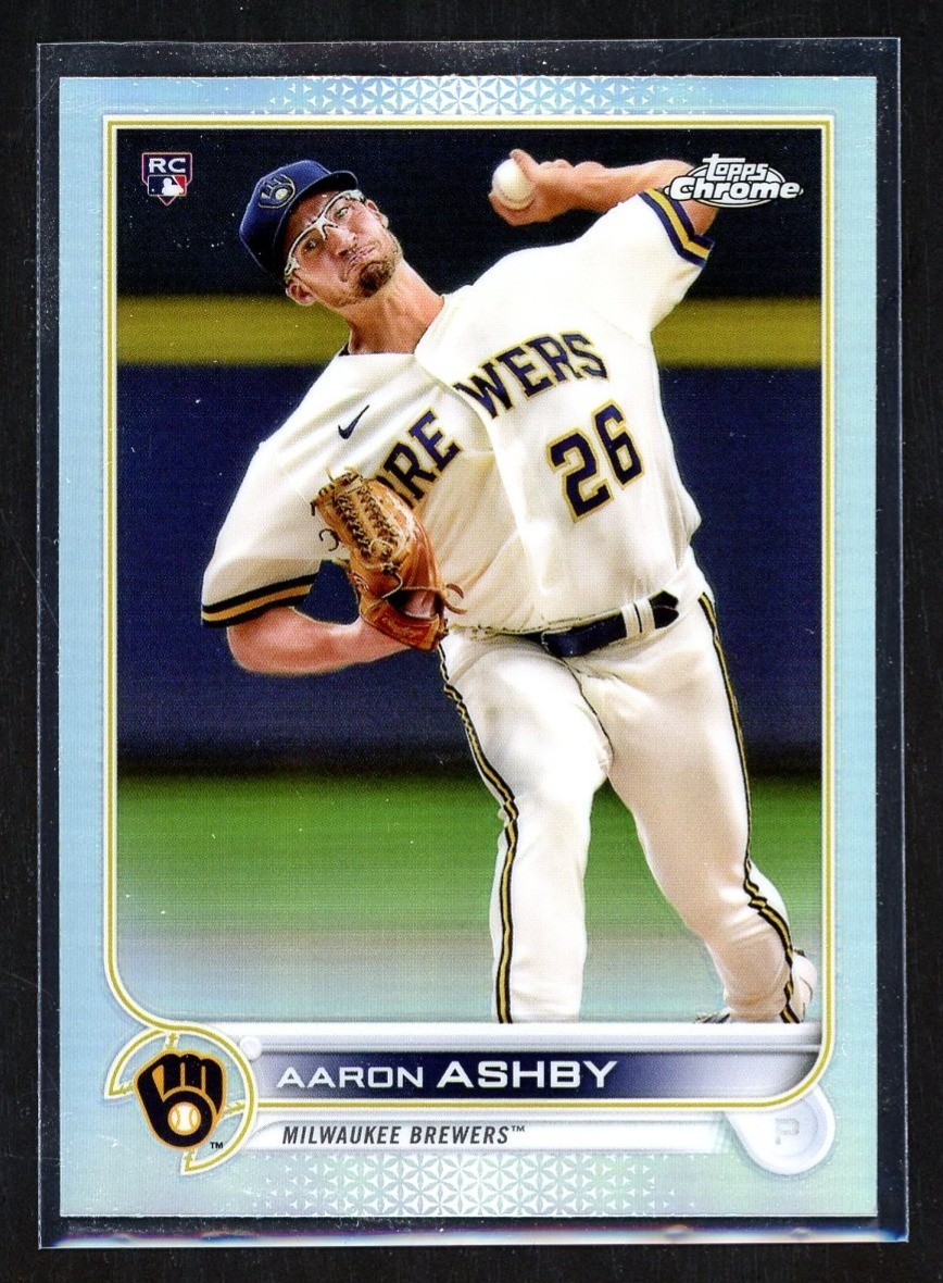 2022 Topps Chrome #80 Aaron Ashby RC Rookie Brewers