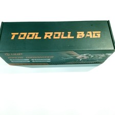Green Tool Roll Bag Organizer 13x18 Multi Pocket Compact Storage New