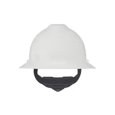 Msa Safety 475369 V-Gard Slotted Full Brim Hard Hat, Fas-Trac Iii Suspension,