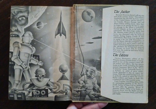 Rocket To Luna (1953) 1st Edition 1st Printing RICHARD MARSTEN Hardcover Winston - Picture 6 of 9