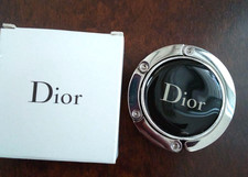 Dior handbag hook logo silver key black