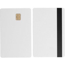 100 Pack - SLE4442 Chip Cards w/HiCo 5/16inch 8.4mm 2 Track Mag Stripe