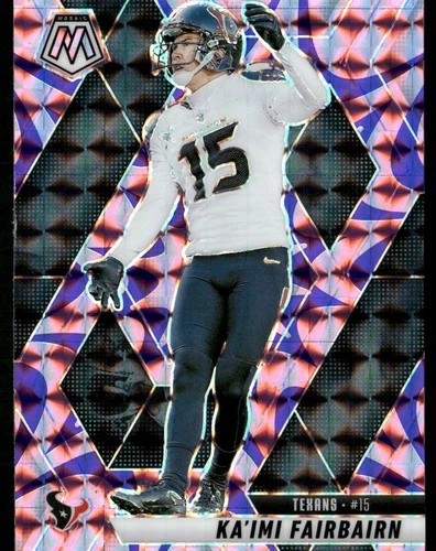 2025 Panini Mosaic #169 Ka'imi Fairbairn Mosaic Camo Pink
