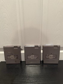 Lote de 3 juegos Nintendo NES, Mario Duck Hunt, hockey sobre hielo, pinball