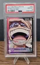 One Piece PSA 10 Monkey D. Luffy Leader OP09-061 Alt Art
