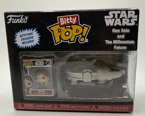 Funko Bitty Pop! Star Wars Han Solo and The Millennium Falcon NIB