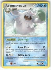 Abomasnow Stormfront Rare Pokemon Moderately played