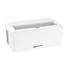Amazon Basics Cable Tidy Box for hiding and Organising Cables L White SEE PICS