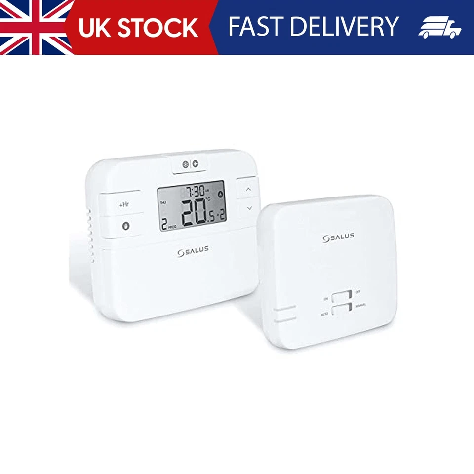Salus RT510RF/TX 5/2-Day Wireless Programmable Thermostat Central Heating Contro