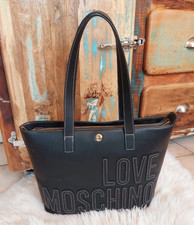 Love Moschino Damen Tragetasche Shopper Schwa...