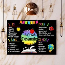 A Great Classmate Back To School Teacher Paper Poster No Frame Matte Poster W...