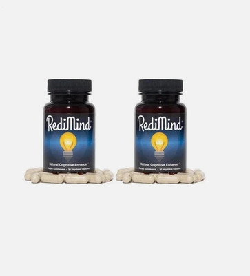 (2 Natural RediMind Cognitive Enhancer 30 Caps Packs) Focus Memory Brain Health