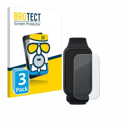 3x Panzerfolie Schutzglas matt für Xiaomi Smart Band 9 Active Displayschutz
