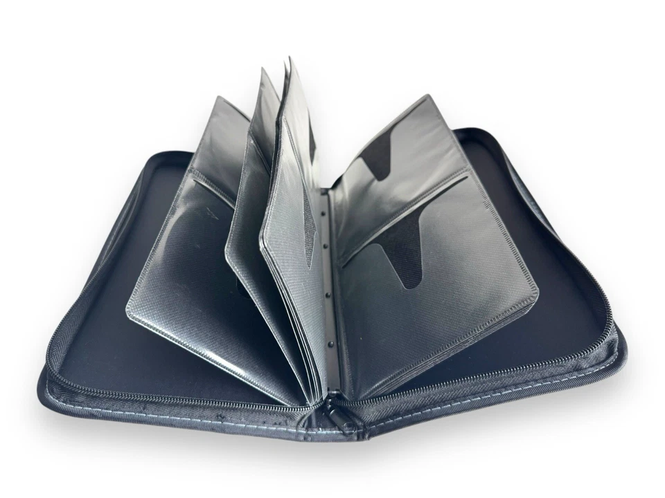 CD DVD Games Black Storage Organizer Case Wallet Holds 48 Discs PC Games Blu Ray - Image 2 of 4