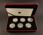 2005 Canada Sterling Silver 50 Cent Set Of 6 World War Ii Commemorative Coins