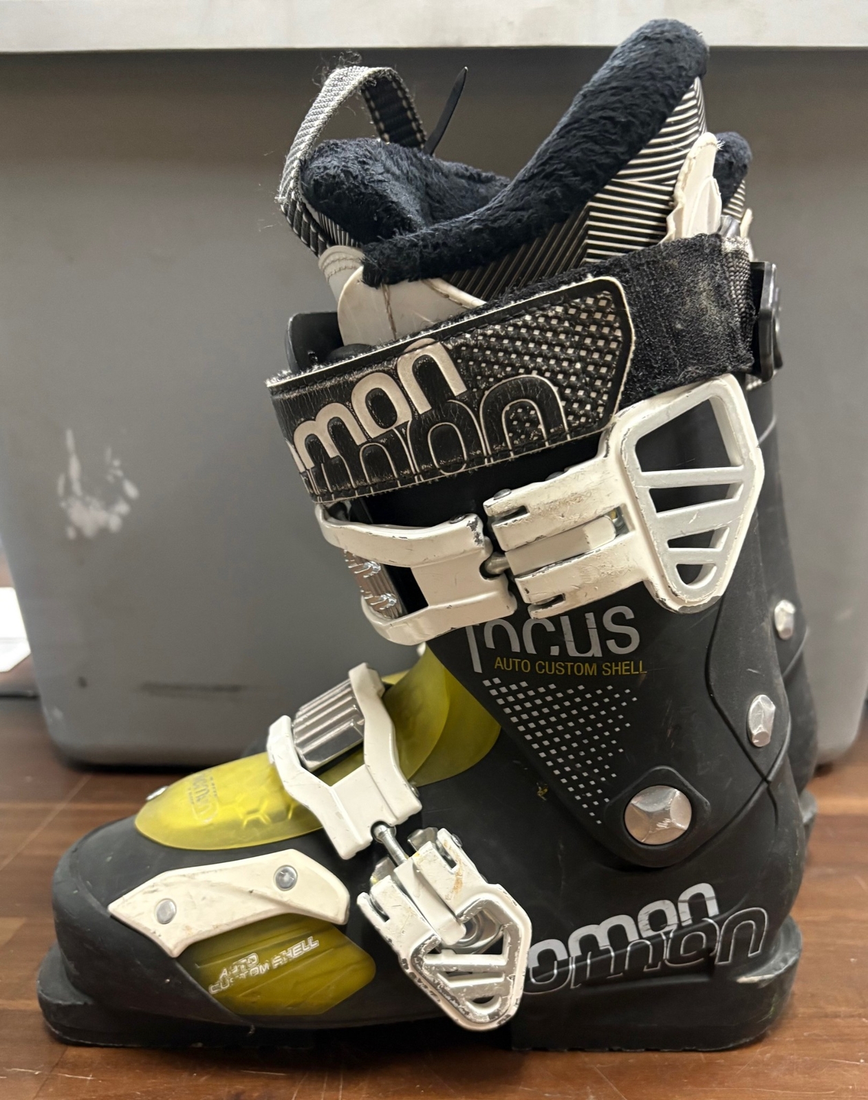 STIVALI DA SCI SALOMON FOCUS DONNA USATI MISURA: 23 5 277MM