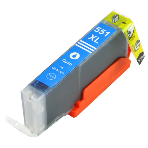 3x XXL CLI 551 Cyan Chip Patrone Tinte CANON IP7250 MG5450 MG6450 MX725 MX925 - Bild 2 von 2