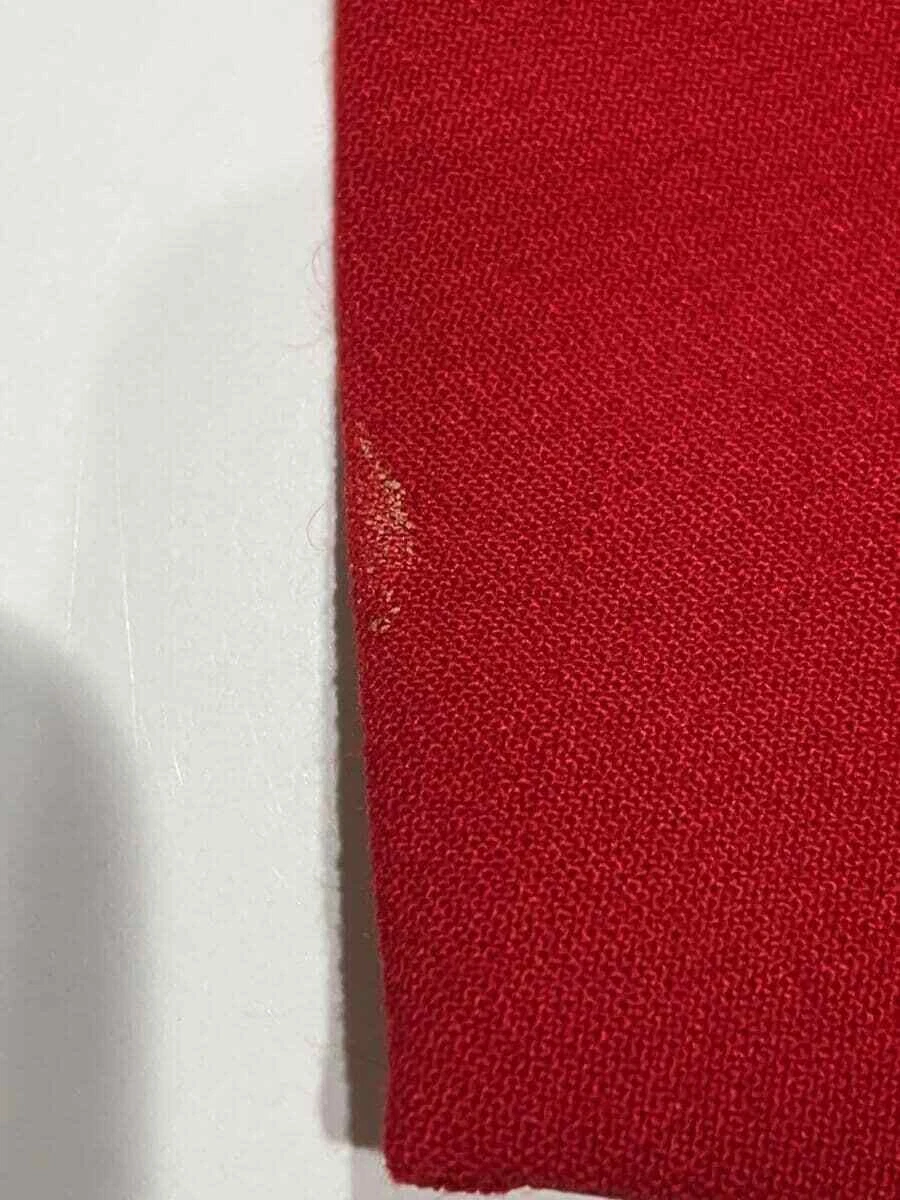 Abito Alexander McQueen svasato manica 3 4 maniche rayon rosso 38