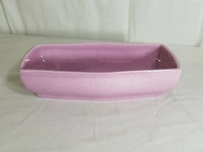 Vintage Red Wing Pottery Planter #5019 Rose Pink Speckled Rectangle Candle