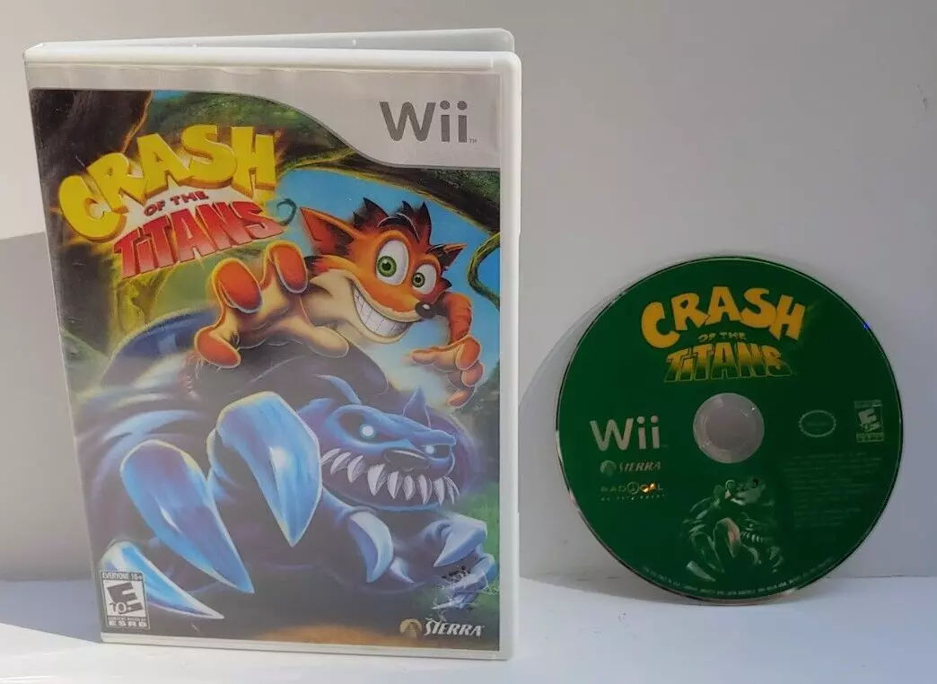 Crash Of The Titans Wii Used