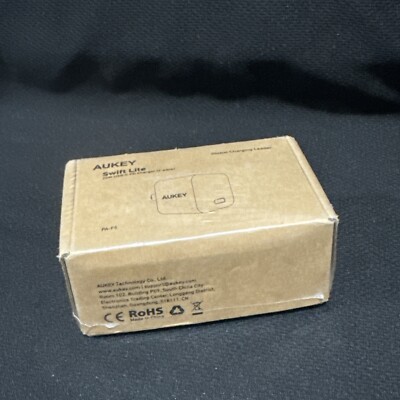 Aukey Swift 20W USB-C PD Wall Charging Block PA-R1 Power Adapter New Sealed