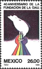 Timbre ONU Mexique 1126 ** (66966DJ)
