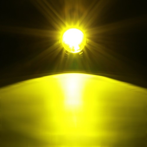 AUXBEAM 4" LED Work Light Bar Spot Pods Driving Amber Fog Offroad Lamp + Covers - Picture 2 of 12