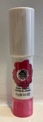 The Body Shop Lip & Cheek Velvet Stick Shade 20 Poppy Rose 4g