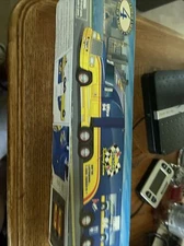 Diecast Sunoco Race Truck  New Old Stock in Box 1997 Lights and Sound w/Race Car