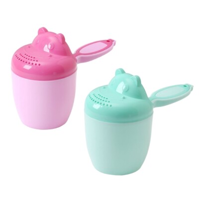 Baby Bath Rinse Toddler Hair Wash Cup Cute Shampoo Cup Bathroom Waterfall Cup