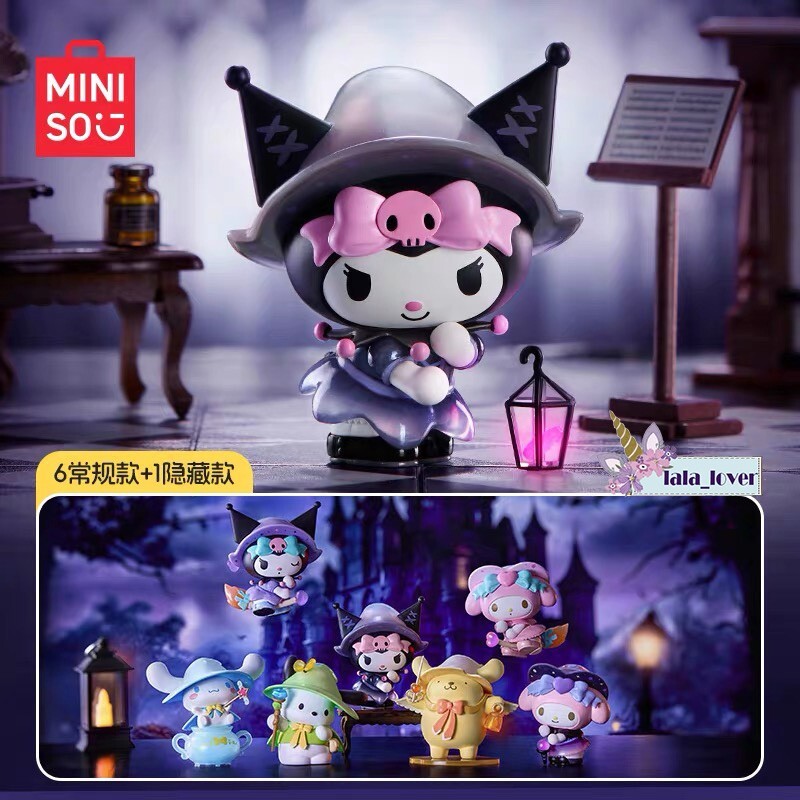 Miniso Sanrio Kuromi Melody 6 pcs Blind Box Magic Story Series May