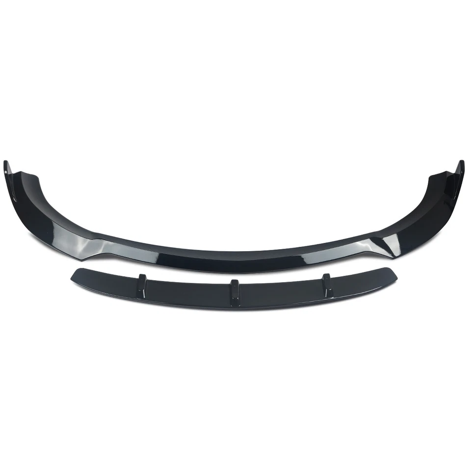 FOR 2016-2020 MERCEDES BENZ W213 E63 SEDAN GLOSS BLACK FRONT BUMPER SPLITTER LIP Foto 2 de 4