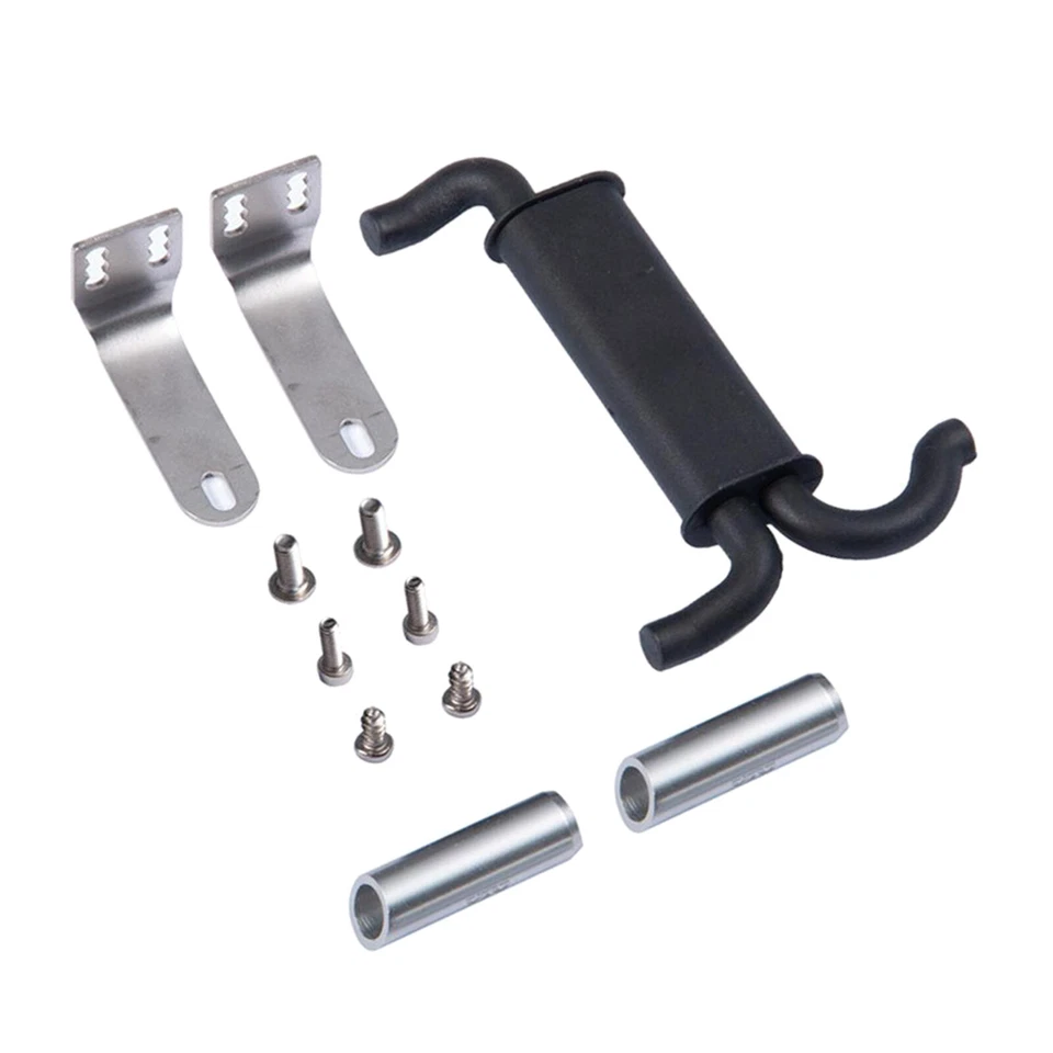 Kit tubo di scarico in metallo adatto per Axial SCX10 90046 -4 1/10 RC - Immagine 3 di 4