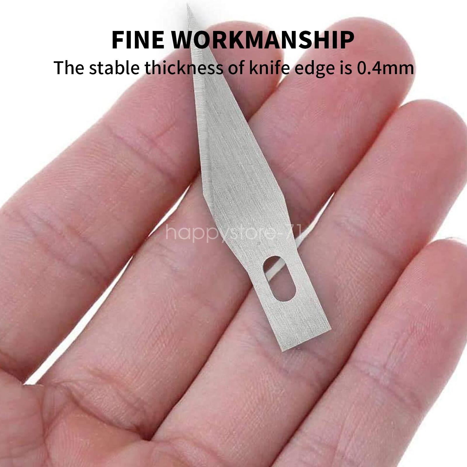 200X Exacto 11 Knife Replacement Blades Carbon Steel Hobby Arts Craft